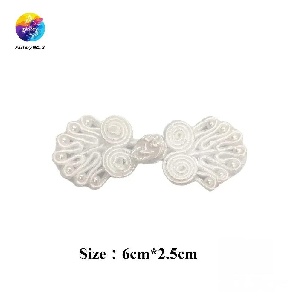 جديد الصينية المنسوجة يدويا شيونغسام الملابس الصينية القرص زر أسفل القماش Hanfu الملابس الزخرفية يتوهم زر الملحقات #3