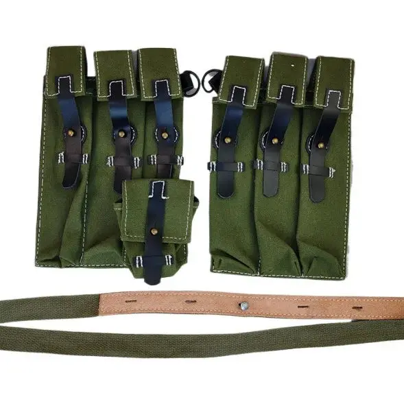 

World War II Classic MP40 Canvas Magazine, Tool kit, Hanging Bag, One Pair Of Free Straps, Movie Props, Replica