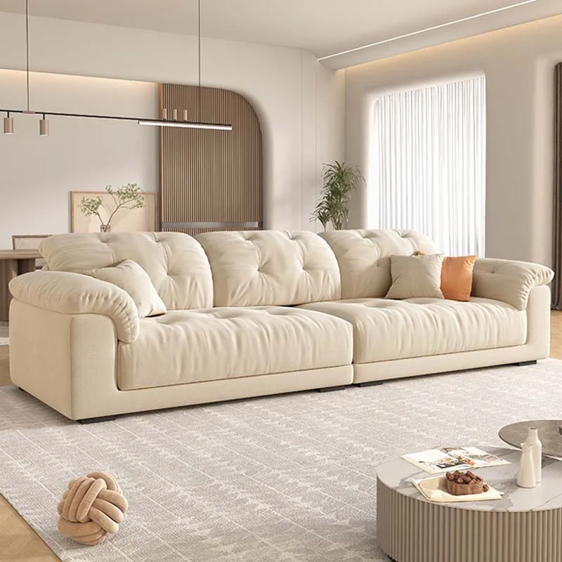 Living Room Fabric Sofas Nordic Minimalist Corner Sectional Sofa Apartment Interior Divani Da Soggiorno Modern Furniture