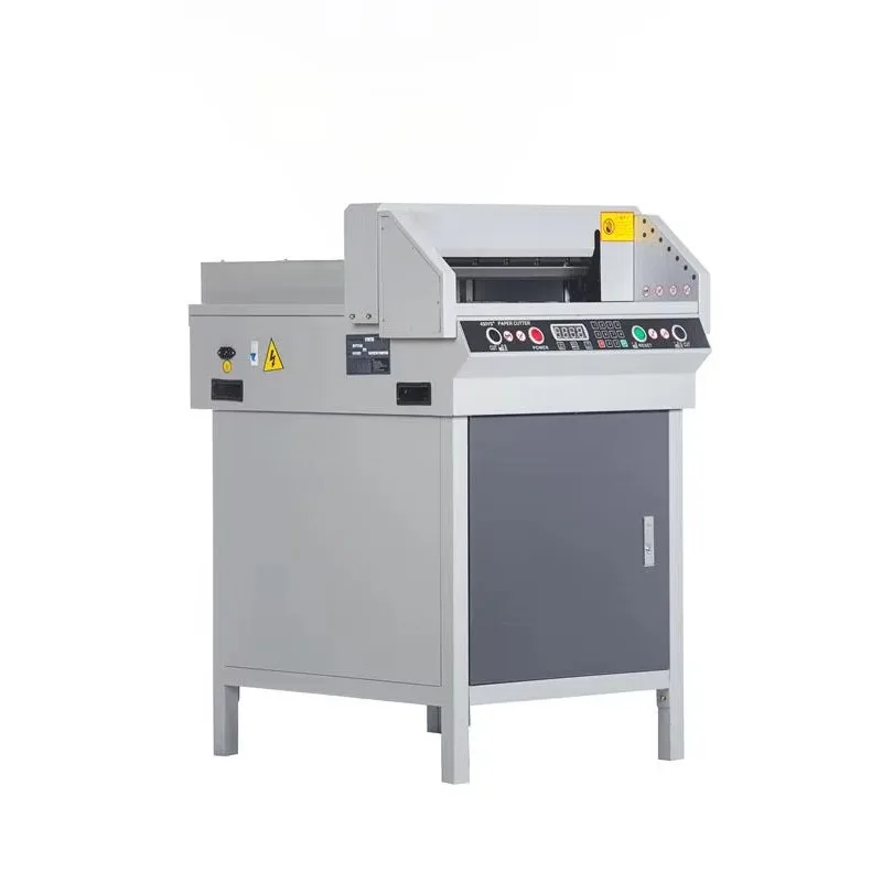 Programmable Electric Paper Cutter Machine With Digital Control Panel Precision Guillotine Cutter For Office Printing Shop