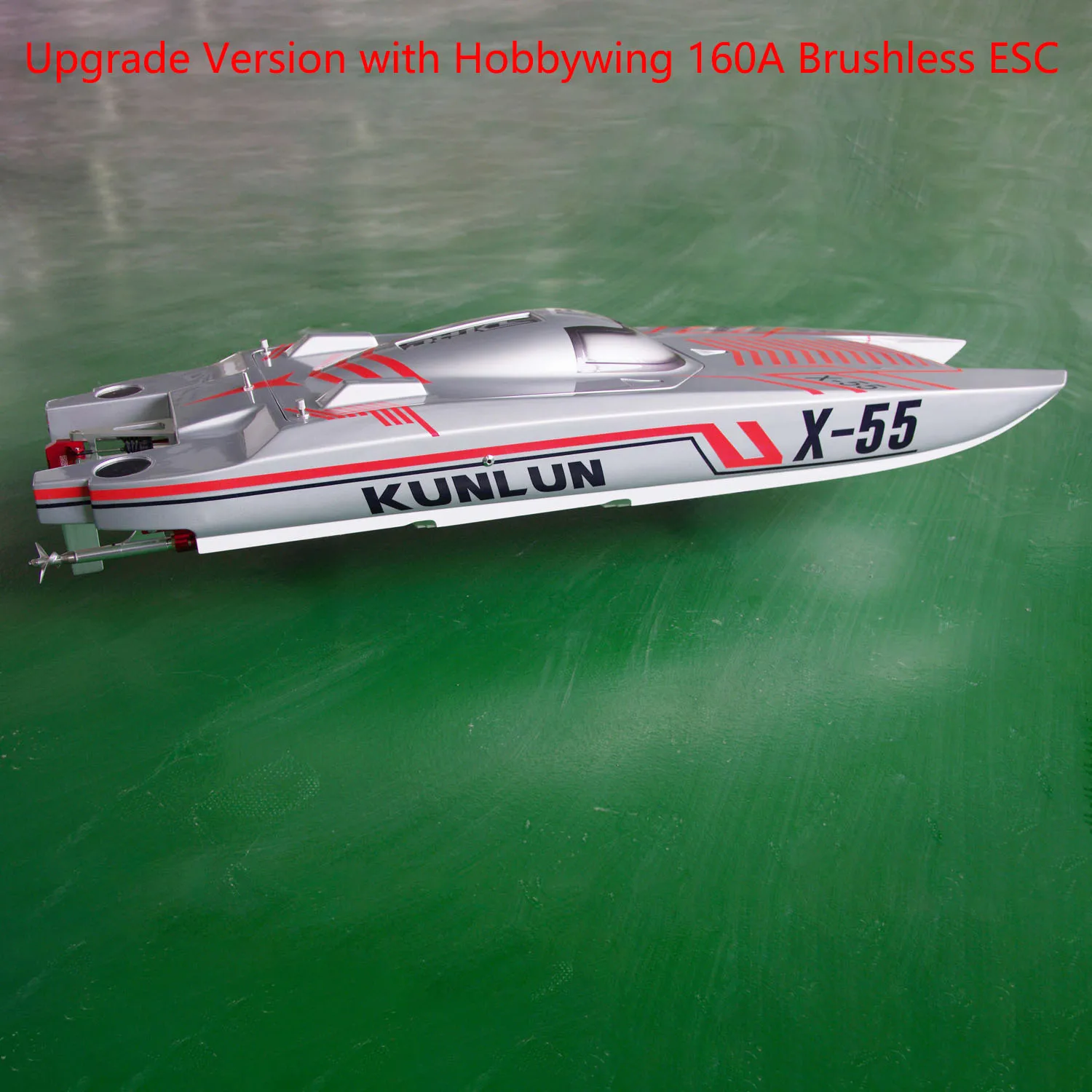 DTRC X55 مقاوم للماء قوارب السباق التحكم عن بعد 130 km/ساعة عالية السرعة RC قارب نموذج باخرة لعب للبنين بيع هدية