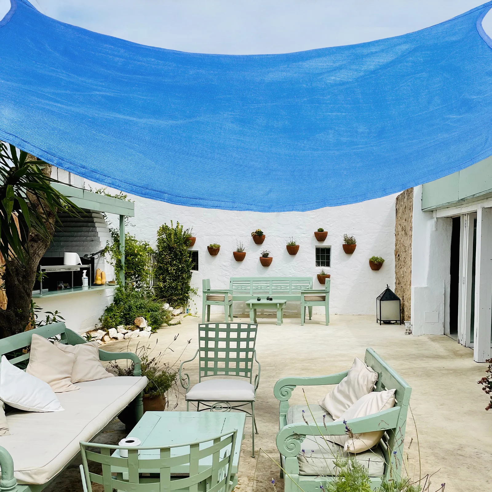 

Waterproof Shade Sail Sun Shade Outdoor Sunshade Net for Garden Patio Pool Durable Sun Shading Cloth for Porch Deck Vineyard