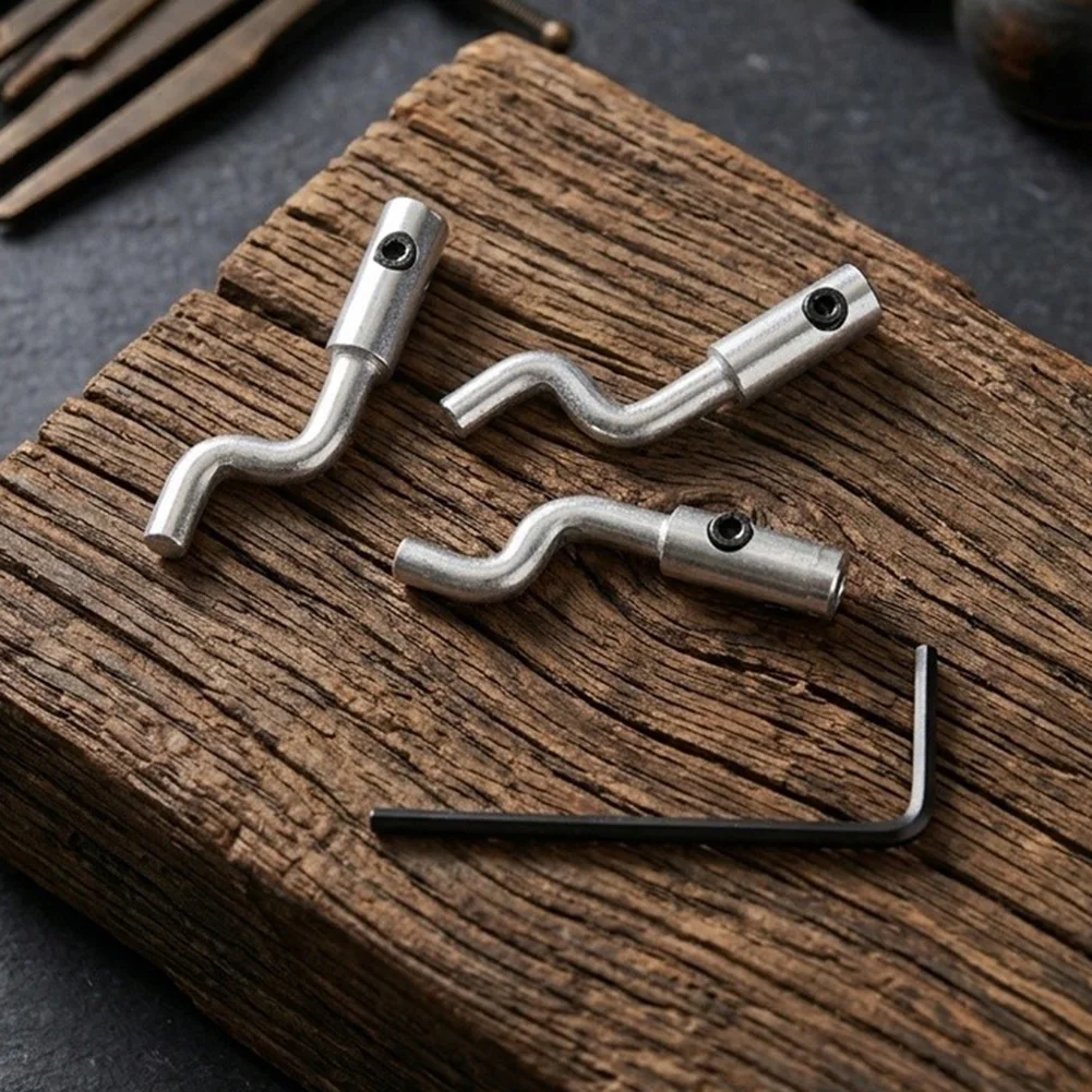 3pcs Z Bend Throttle Cable Ends With Wrench For Lawn Mower For Mini Bike Brake Cables Repair Metal Repair Throttle Cable Parts