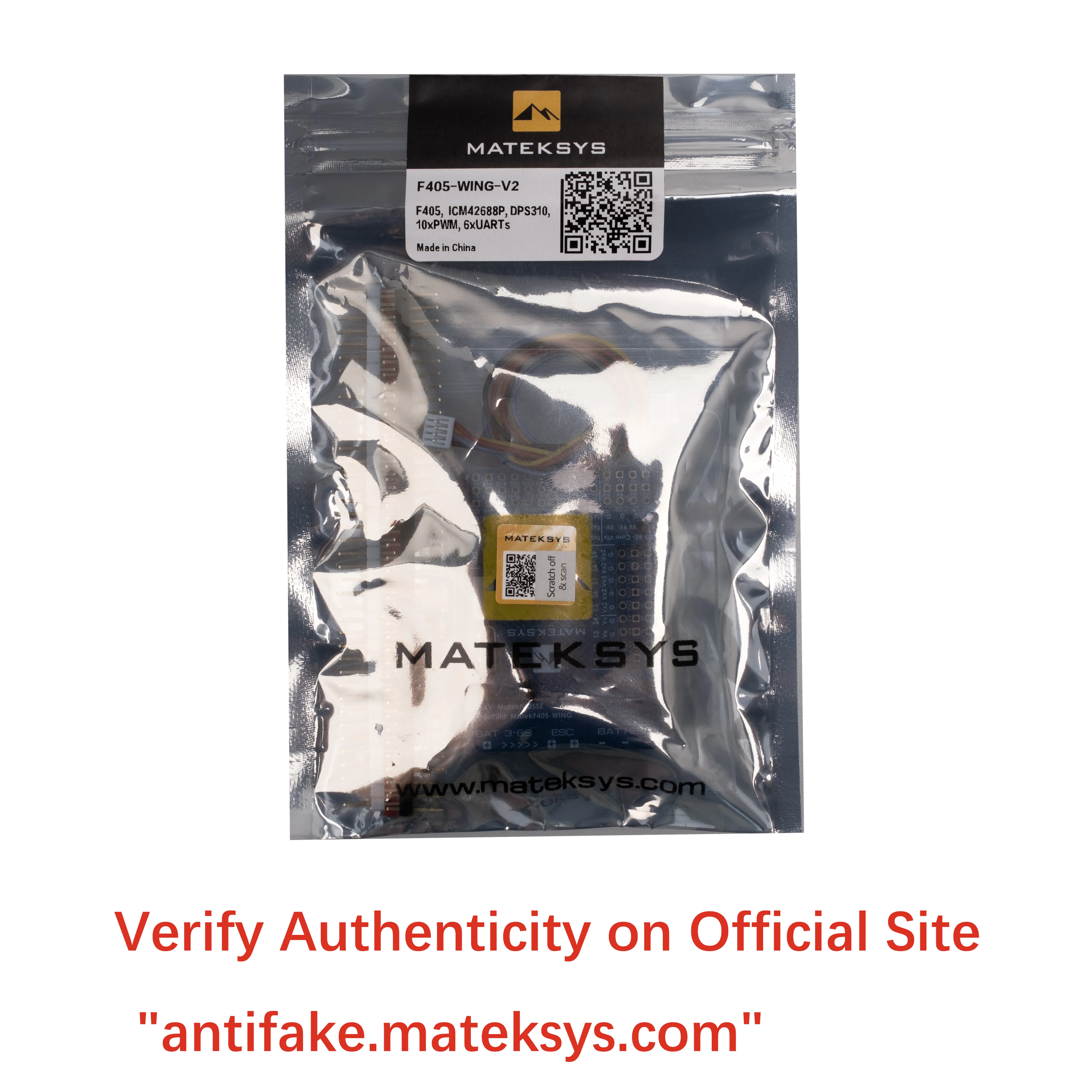 Matek MATEKSYS F405 WING V2 STM32F405RGT6 Flight Controller Built-in ICM42688P OSD SD Slot For ArduPilot / INAV Rc Toy Airplane