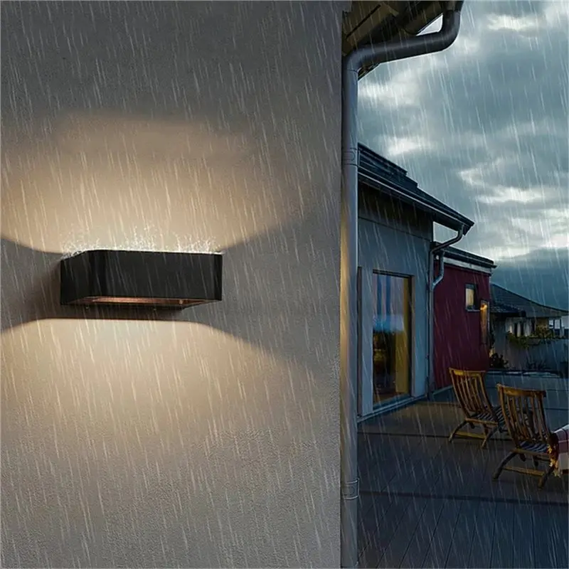 ABMH-For Porch And Balcony Compatible Feiyunlux Outdoor Waterproof Wall Lamps Featuring Human Induction Technology