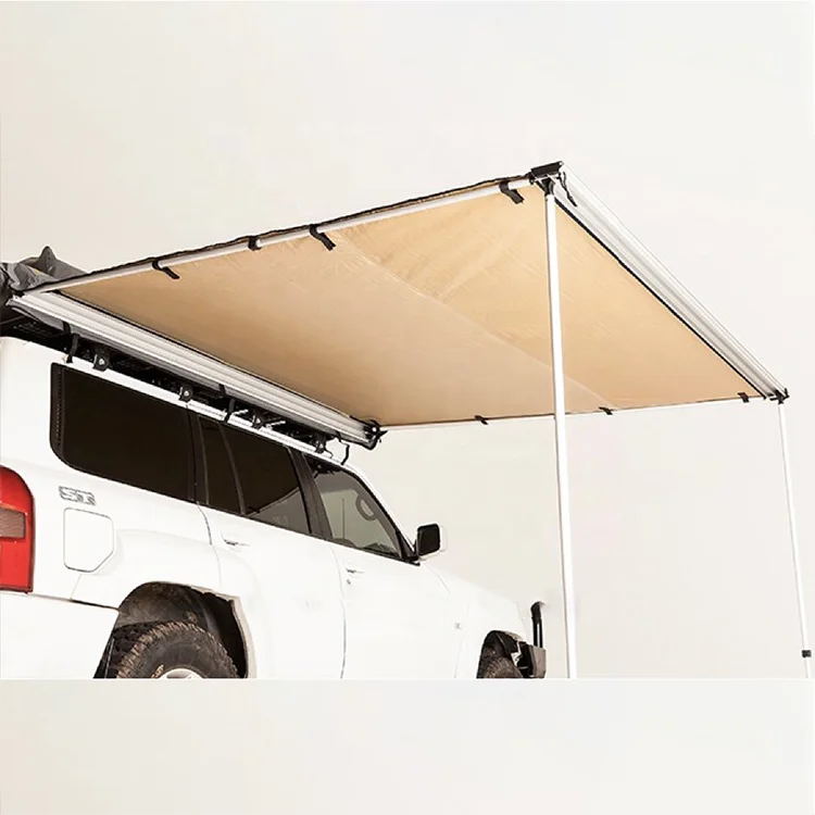 

High Quality 2.5*3m SUV/4x4/4wd Customized Retractable camping rooftop car roof side awning for Outdoor Camping Travel