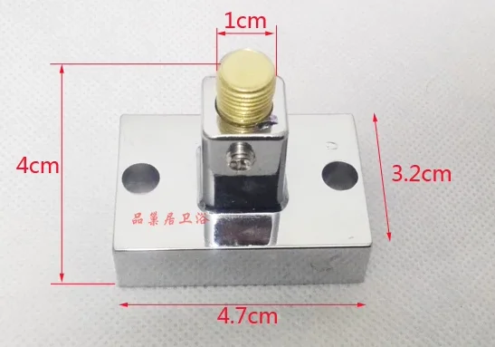 1pcs Square Shower Head Holder Fixed Base Extension Pole Lift Pipe Wall Bracket for Zinc Alloy Shower Column