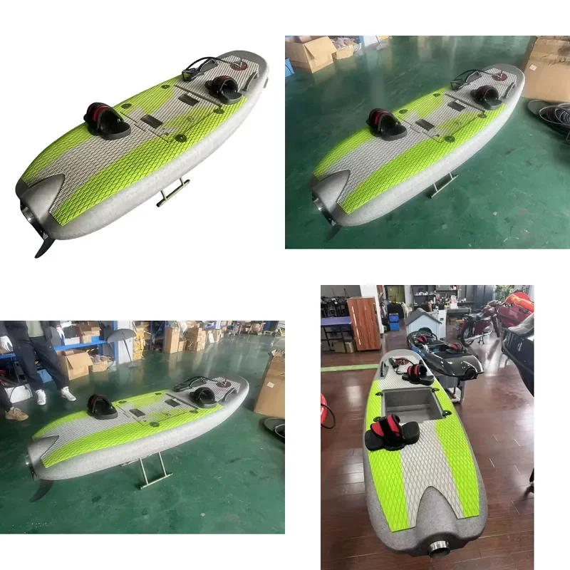 2026 New Arrival 15KW 74.4Ah/72V 55KM/H Electric Jet Powered Surfboard Eco-Friendly EPP Material Ocean Water Sports Equipment