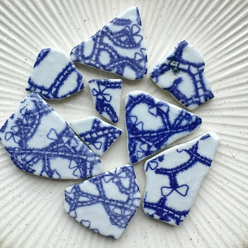 100 グラムマルチカラー不規則なセラミックモザイクタイル DIY モザイク作成石クラフト趣味芸術壁の装飾花びら楕円形 91