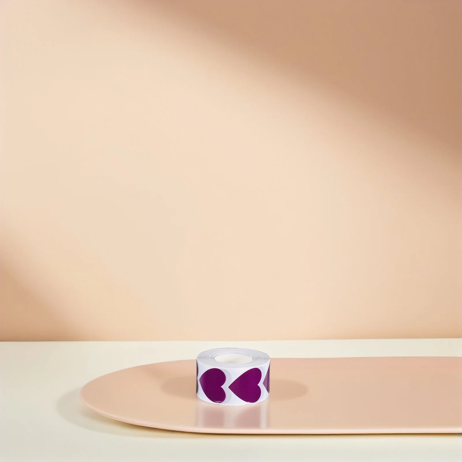 

Valentine's Day Heart Stickers Roll Self Adhesive Love Labels for Wedding Party Kids Big Small Copper Plate File Label Stickers