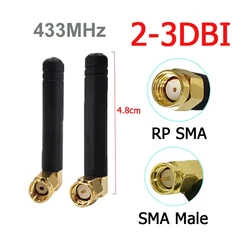 Eoth 433mhz 315mhz antenne 2 ~ 3dbi sma männlich weiblich lora antenne pbx iot modul lorawan signal empfänger antenne mini schwarze antenne