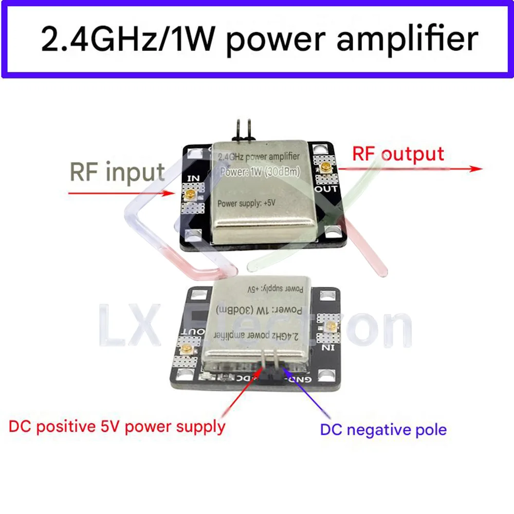 

2.4GHz 1W Power Amplifier Module RF Module Amplifier PA 1pcs/Lot