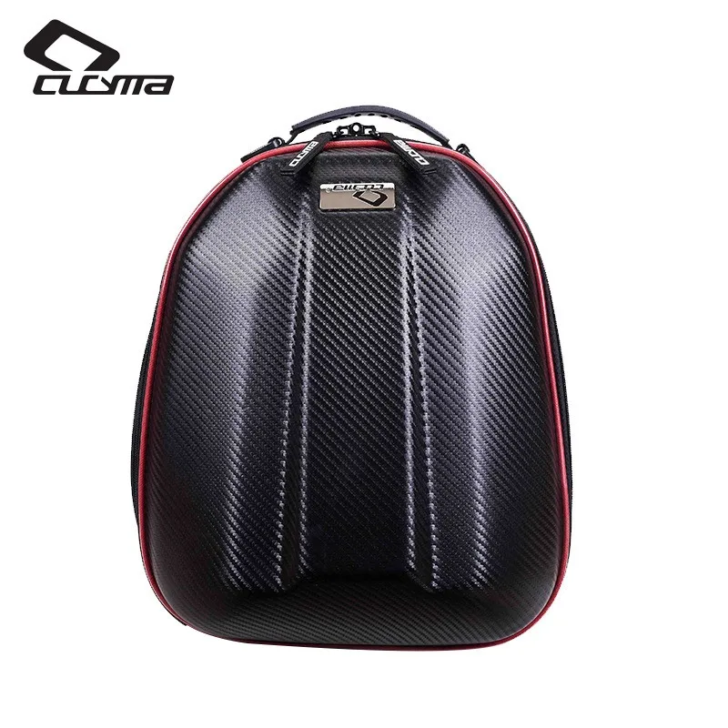 

Motorcycle Tail Bag Hard Shell Rear Seat Bag Waterproof Expandable Helmet Backpack Motorbike Luggage