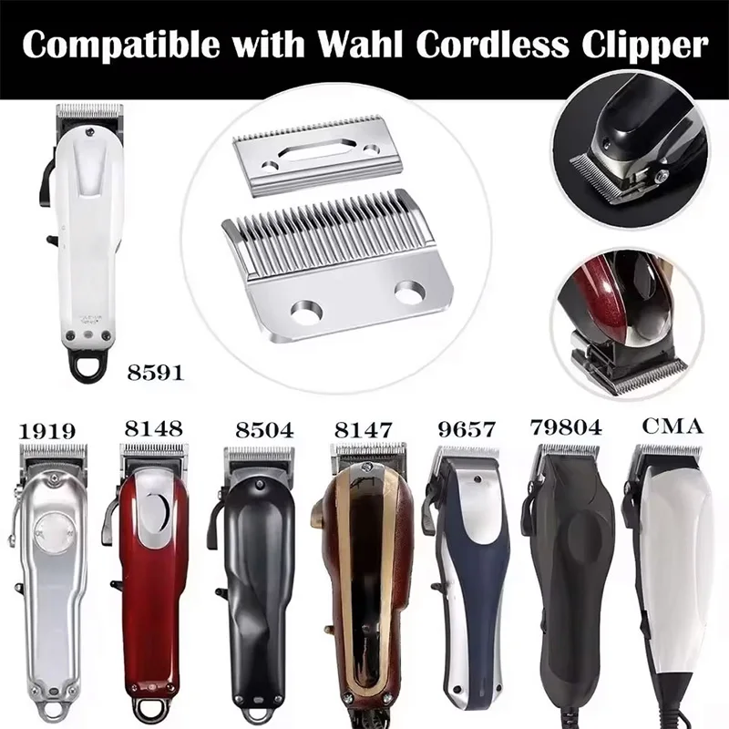 MC3 Precision 2 Holes Adjustable Hair Trimmer Parts Blades Compatible with Wahl 5 Star Series Cordless Clipper for Barber