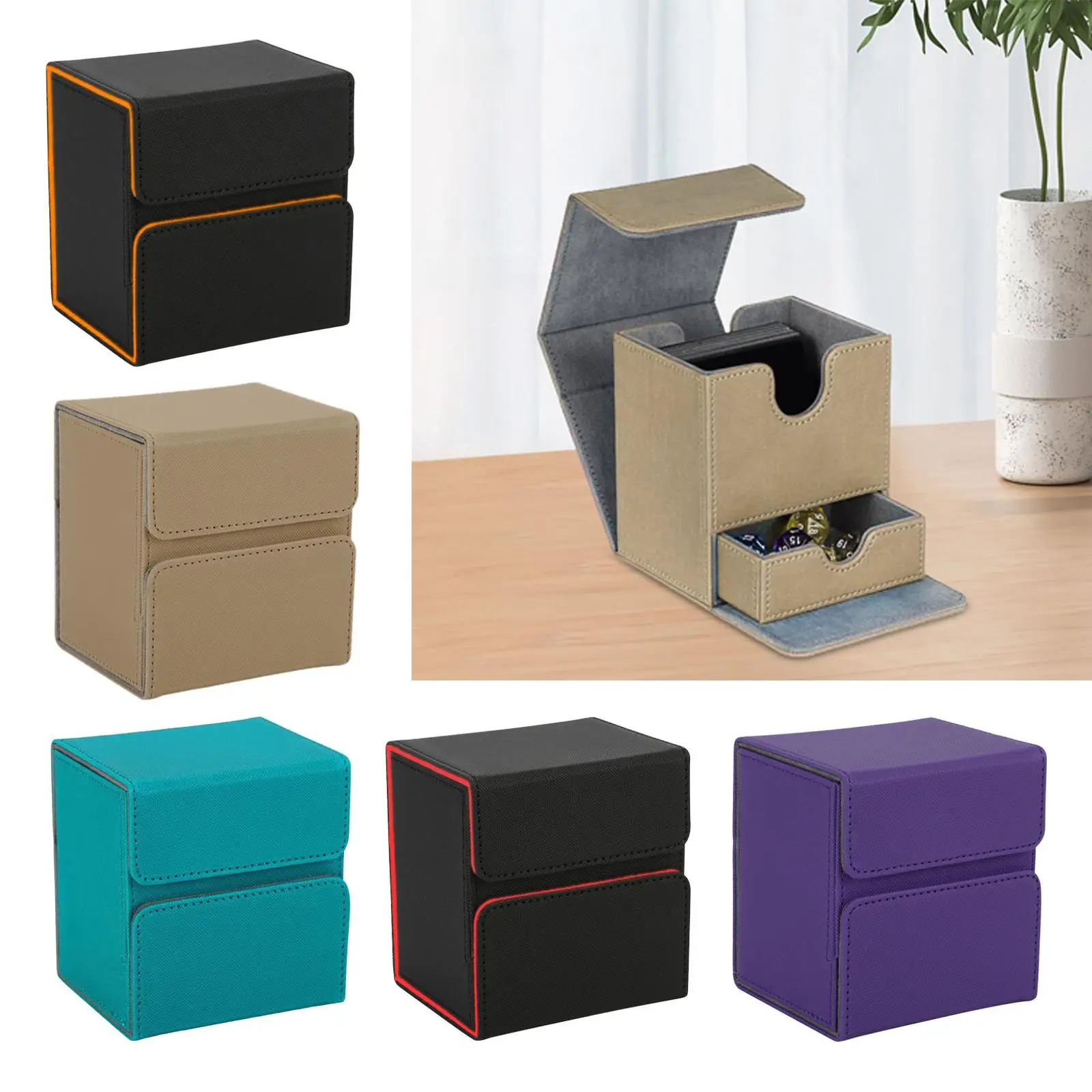 

Коробка для колоды коллекционных карточек Коробка для хранения карточек TCG Trading Cards Футбольные карты