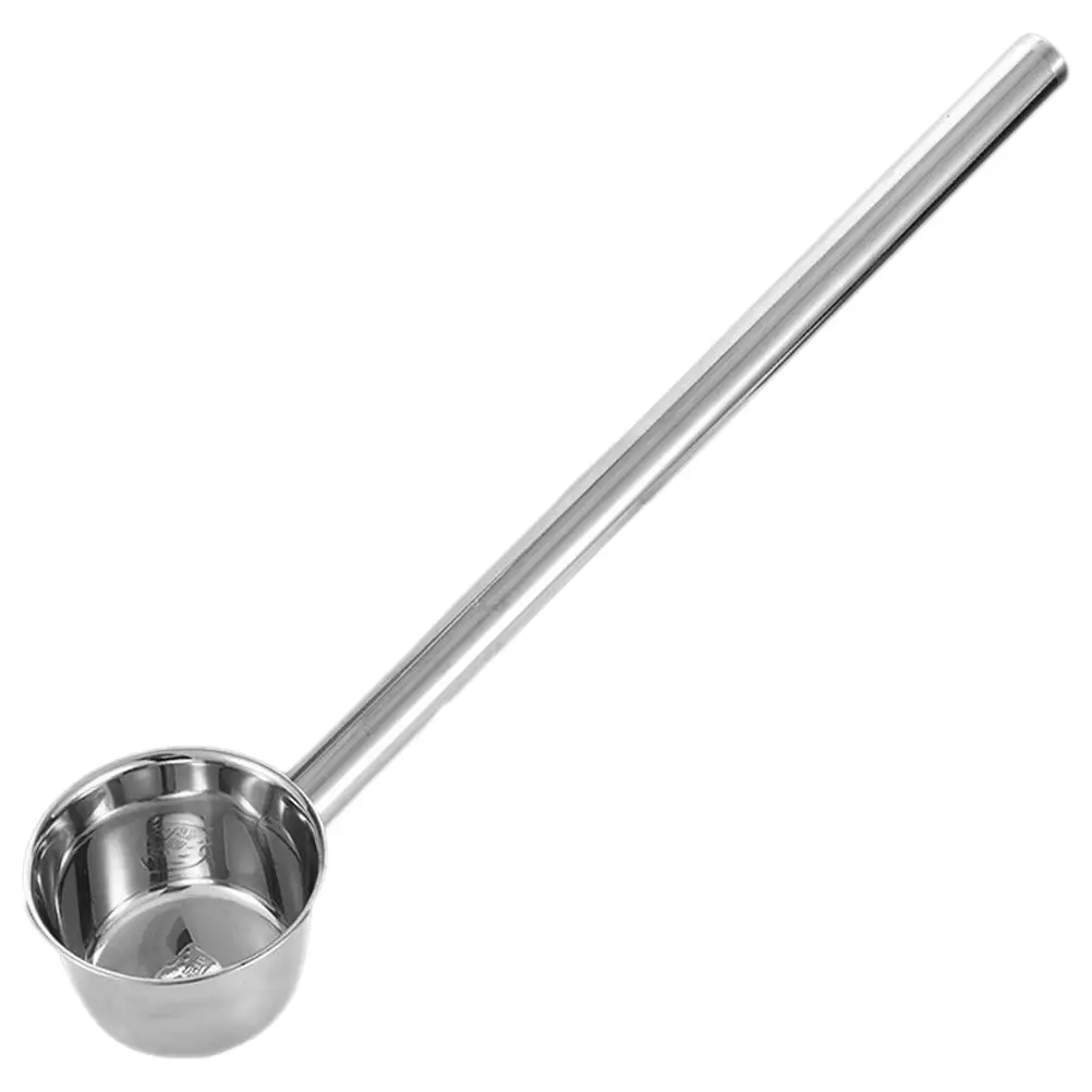 

Convenient Water Spoon Soup Ladle Metal Household Multi-use Kitchen Gadget Silver