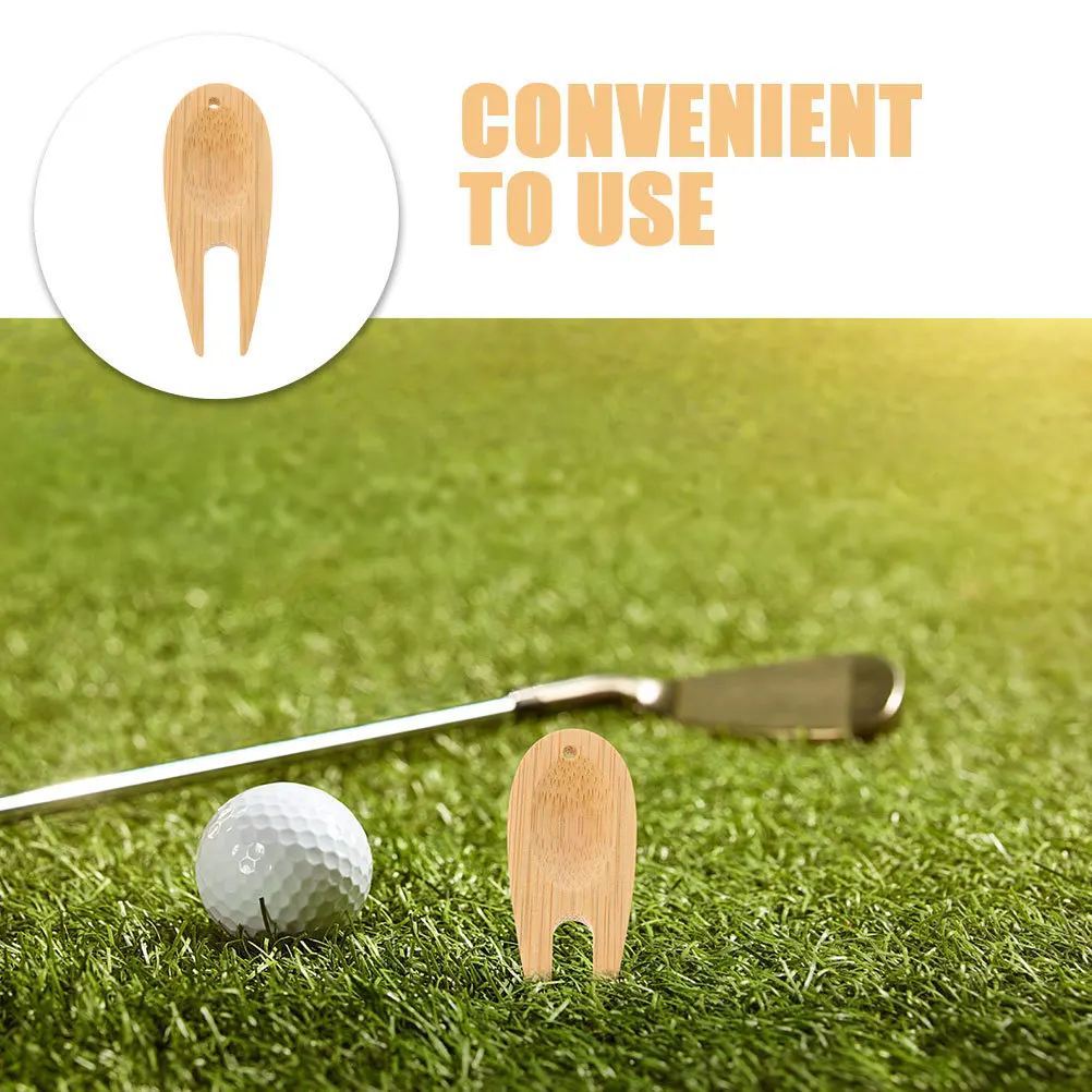 12 قطعة أداة إصلاح ديفت خشبية جولف المحمولة الأخضر صيانة الكرة علامة متعددة الوظائف ملحقات الغولف أداة إصلاح ديفت