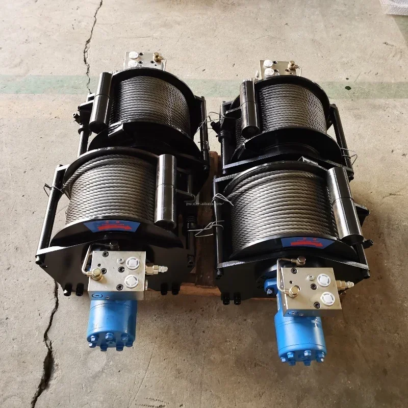 ونش هيدروليكي صغير محمول لسحب الونش المدمج