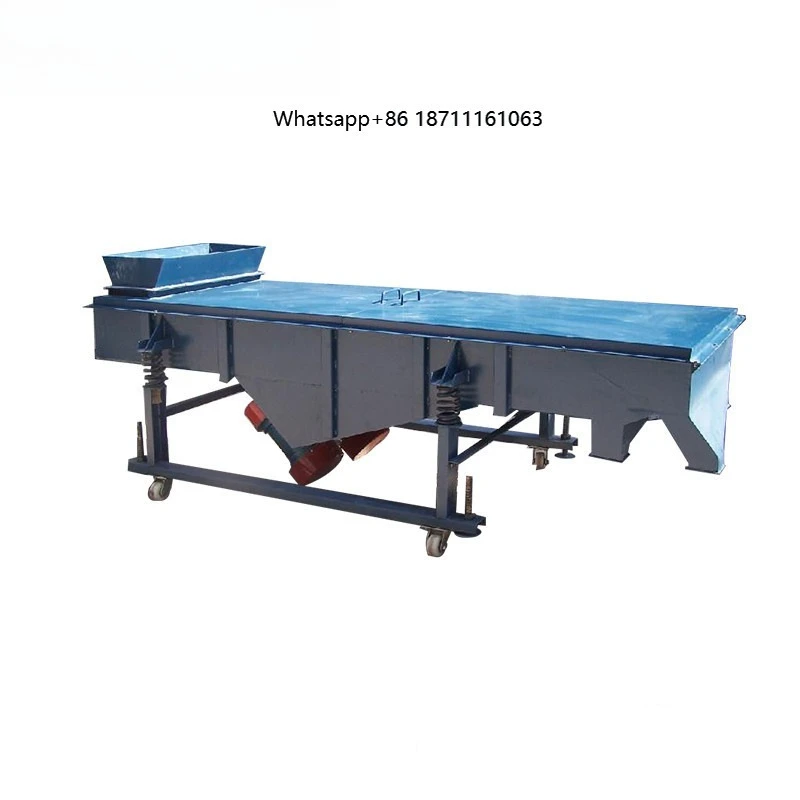 Self Cleaning Agricultural Seed Corn Grain Linear Vibrating Screener Sieve Machine