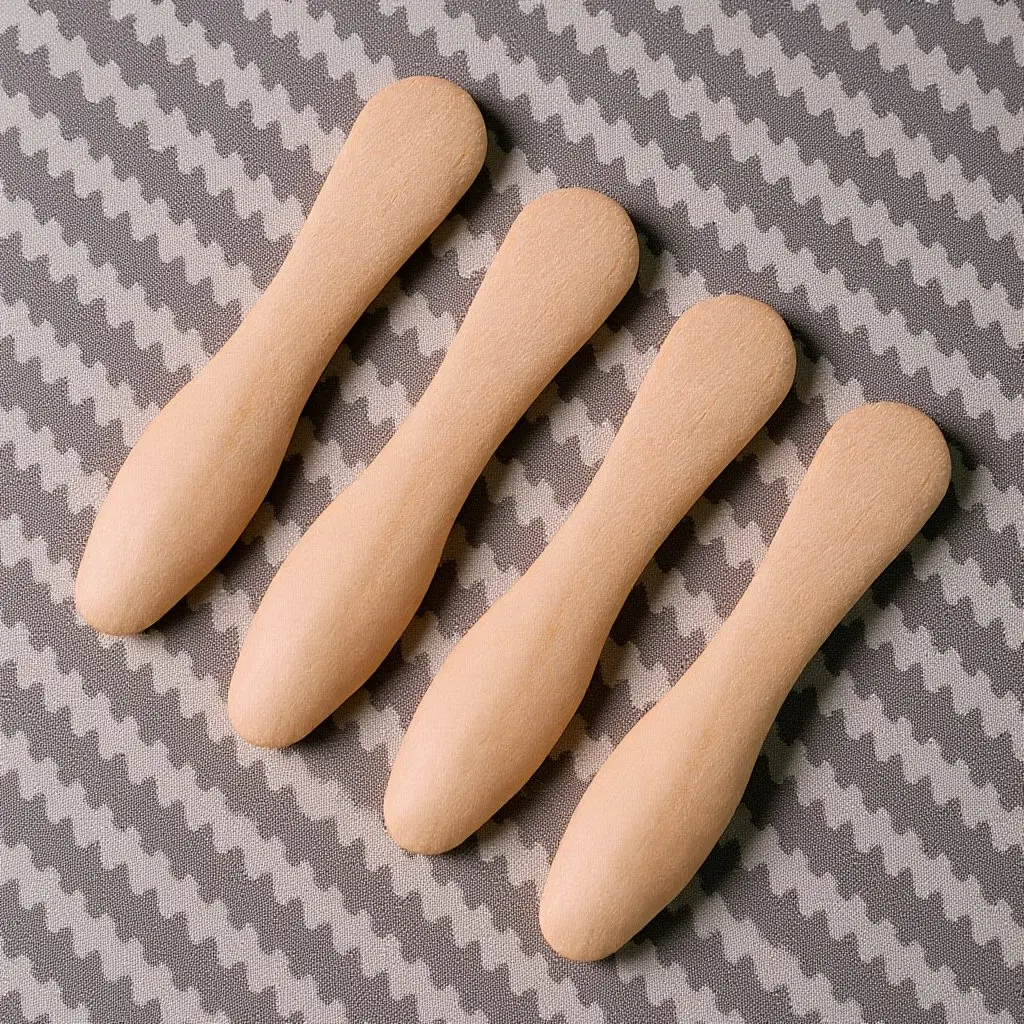 Wood Ice Cream Spoons 200Pcs Natural Smooth Disposable Dessert Tasting Utensils Eco Friendly Strong