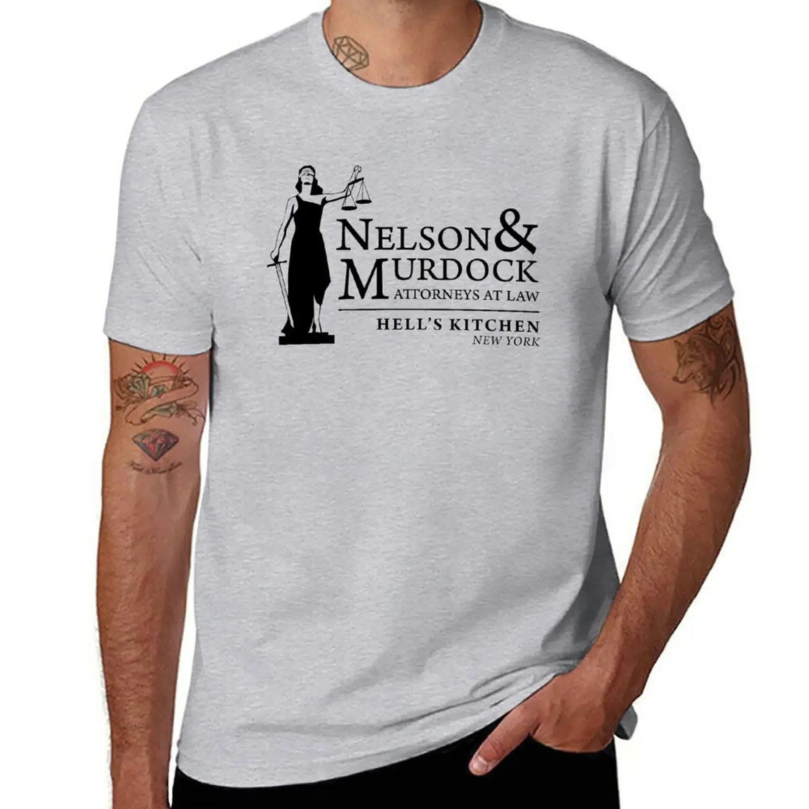 

New Nelson & Murdock Attorneys At Law T-Shirt oversized t shirt plain anime tshirt shirts men
