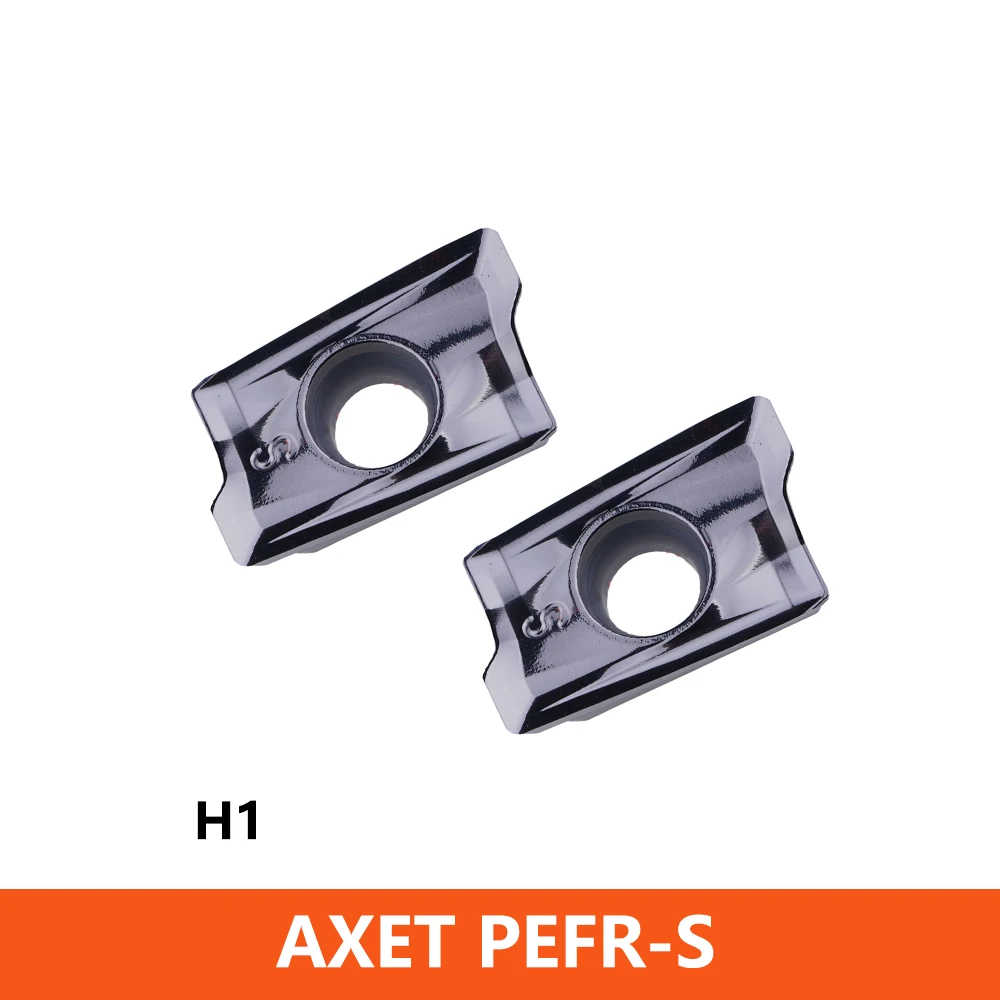 Original 10pcs AXET123508 AXET170508 PEFR-S H1 Milling Inserts for Aluminum Copper Non-ferrous Metal CNC Cutting Tools 10pcs/box