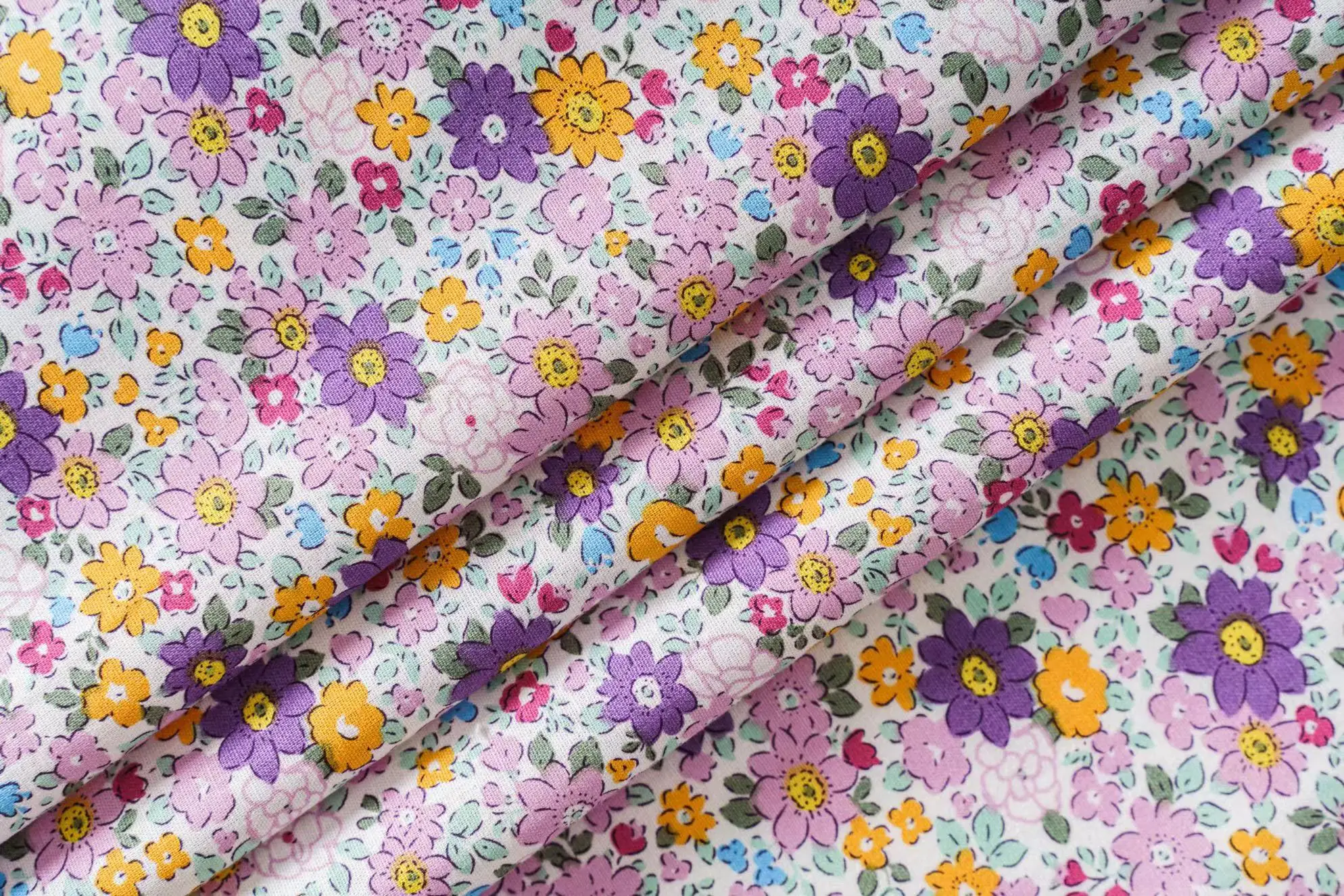 Farbiger, neuer, reiner 100% Baumwoll-Popeline 40S Stoff für Kinder, Baby, Nähen, Kleider, Röcke, DIY, handgemachtes Patchwork, Meterware – Detail 7