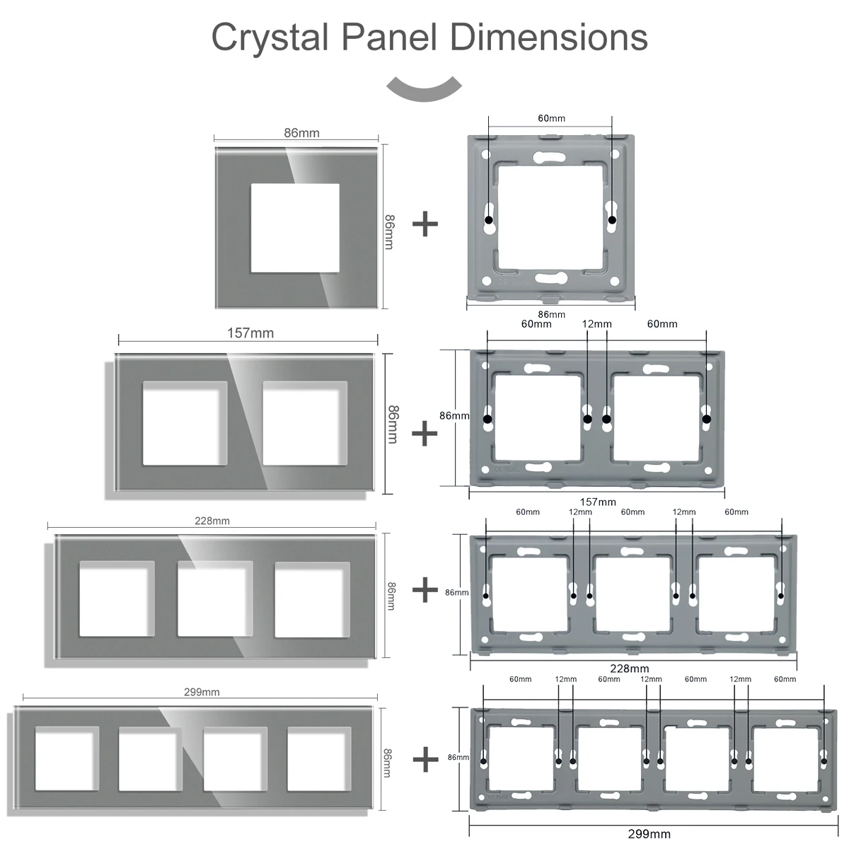 EU Standard Wifi/zigbee Smart Thermostat Module USB Socket Mechanical Temperature Controller Function Module Switches Diy Parts