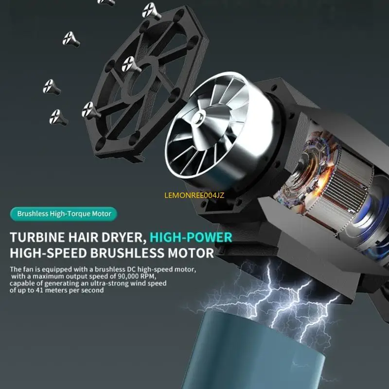 E7CD Multifunction Electric Dusters Small Boosts Fan for best Performances In Any S