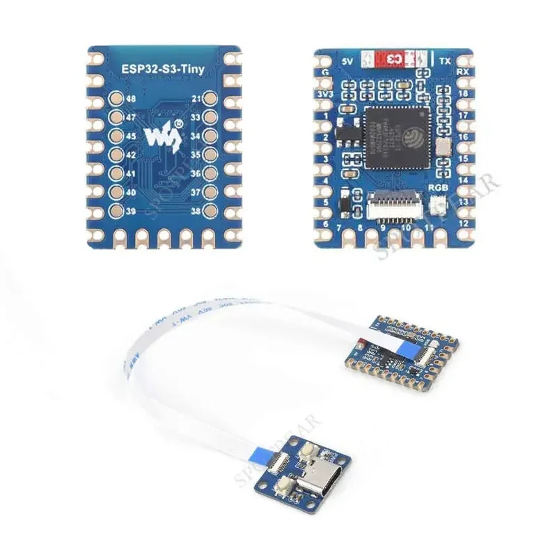 ESP32-S3 Tiny Mini Stamp Board ESP32-S3FH4R2 USB WiFi Bluetooth Dual-Core Detachable for Arduino ESP-IDF
