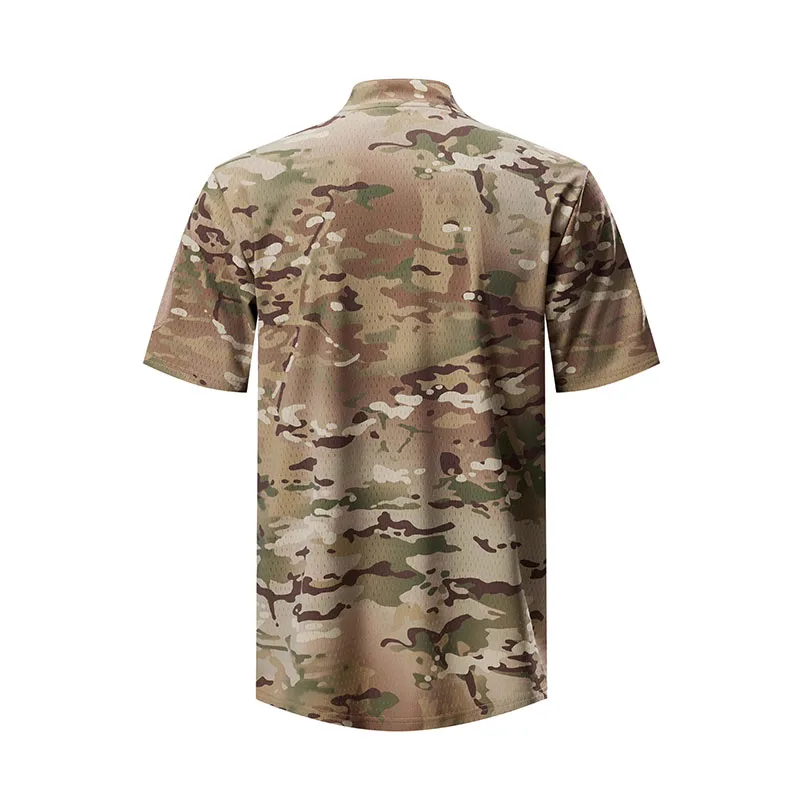 Shekkingears Velocity Style Rugby Shirt Quick Dry Tactical Short Sleeve T-shirt CAG Love