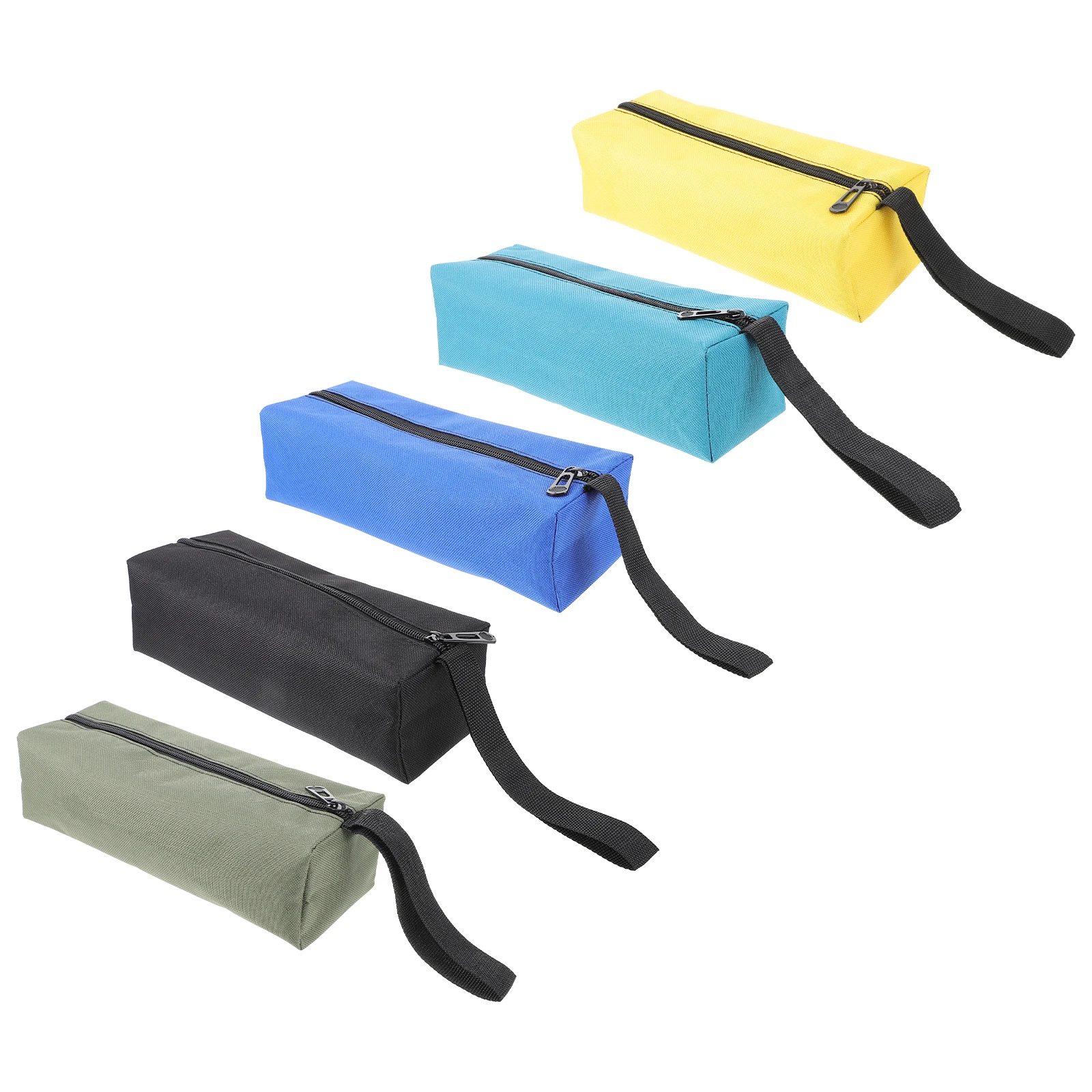 5 Pcs Waterproof Zipper Tool Bag 600D Oxford Cloth Multipurpose Storage ganizer Travel Small Tool Pouch Bank