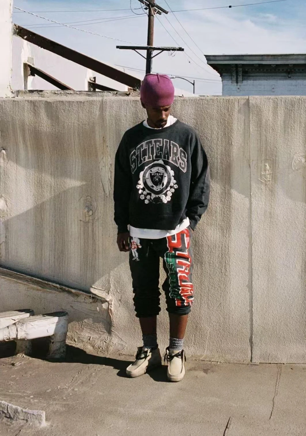 Yao Fashion SAINT OF MICHAEL 25SS Oversize Vintage Men Clothing Pullover Streetwear Loose Graphics Casual Sweatshirt For Men