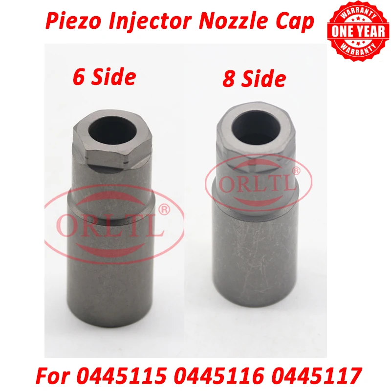 6 Side 8 Side Injector Nozzle Cap For Bosch Piezoelectric Injector Nut 0445115 0445116 0445117