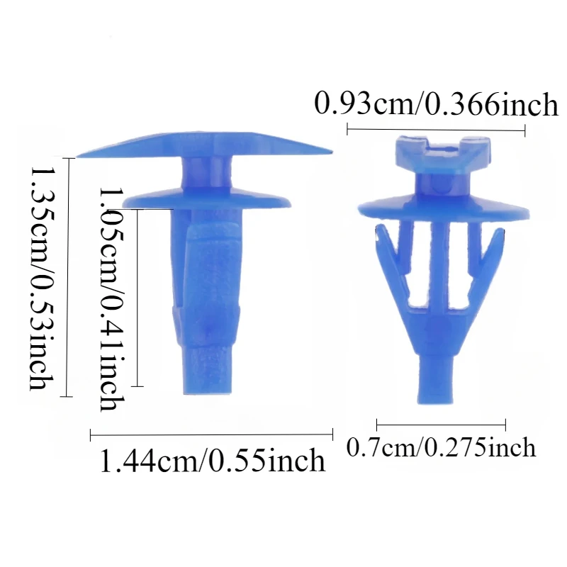 10-100pcs Universal Auto Fasteners Clip Car Door And Window Sealing Strip Weatherstrip Retainer Clips For VW Honda Toyota Nissan