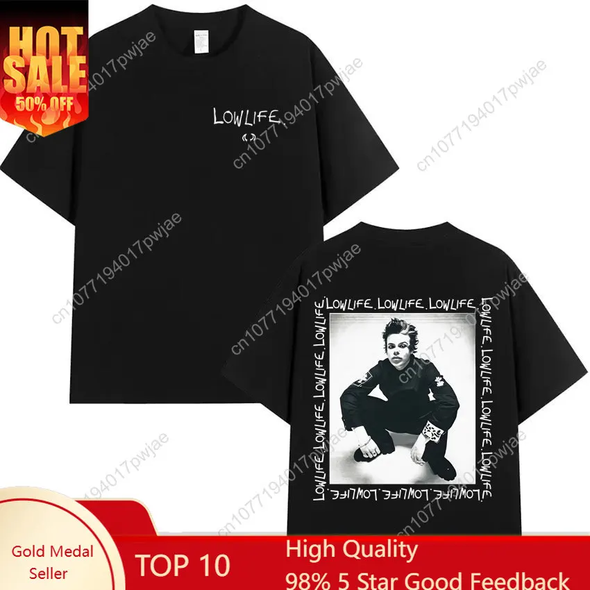 

Yungblud World Tour T-Shirt Men Women Fashion Rock Gothic Short Sleeve T Shirt Male Hip Hop Pure Cotton Sports Tshirts Fans Gift