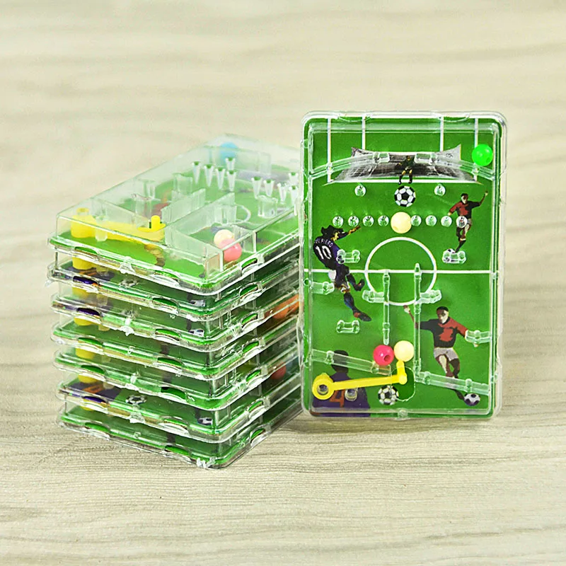 10Pcs Football Maze Game early Educational Toy For Kids Birthday Party Favors Boys Girls Soccer Toy Pinata Goodie Bag Stuffing