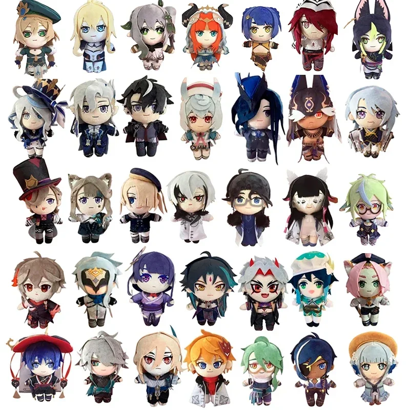 

Genshin Impact Plush Anime Wriothesley Neuvillette Lyney Furina Clorinde Tartaglia Stuffed Plushies Dolls Toys Fans Collection