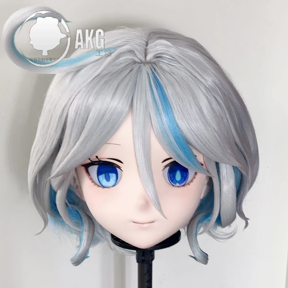 

(AL216)Customize Character Crossdressing Female/Girl Resin Full/Half Head With Lock Anime Cosplay Japanese Animego Kigurumi Mask