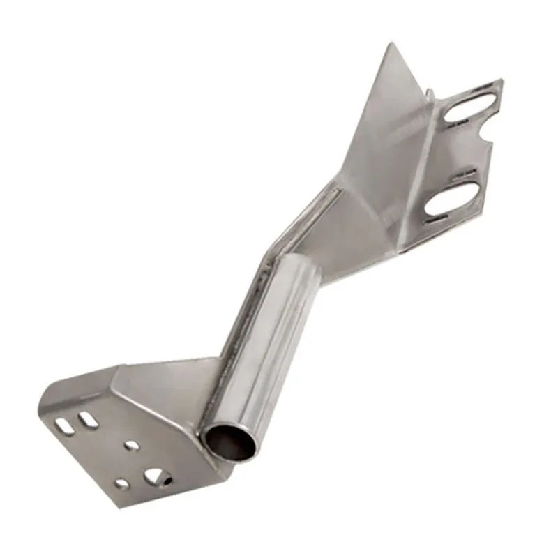 

For Pajero V73 V93 Special Flagpole Holder 304 Stainless Steel Off-road Car Tube Bracket Cross Country Rack Silver