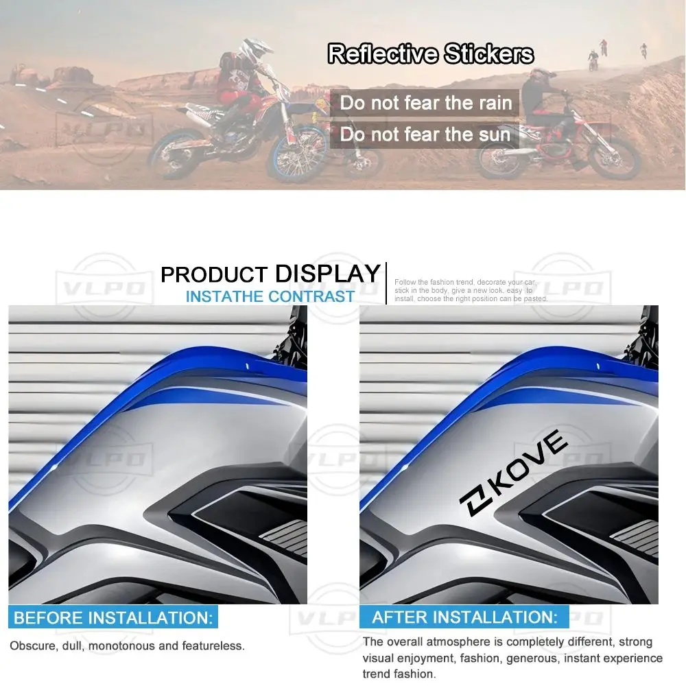 Motorcycle Stickers Waterproof Decals for Kove 800 X Pro 450 Rally 800X 500X 450RR 510X 500X 310R 500F 525X 321RR Accessories