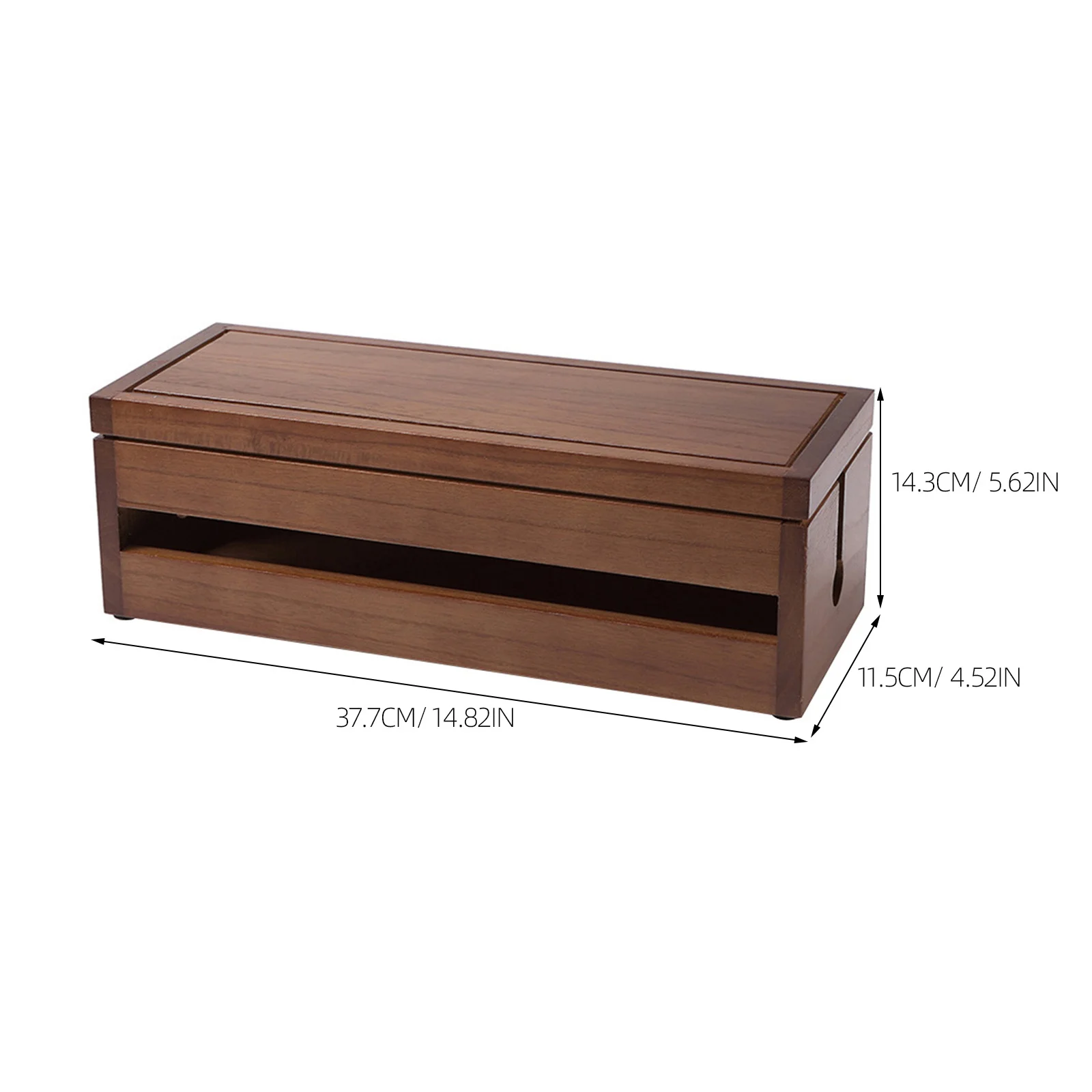 1Pcs Holz Draht Lagerung Box Multifunktionale Kabel Organizer Buchse Fall Power Stecker Anordnung Fall für Outlet