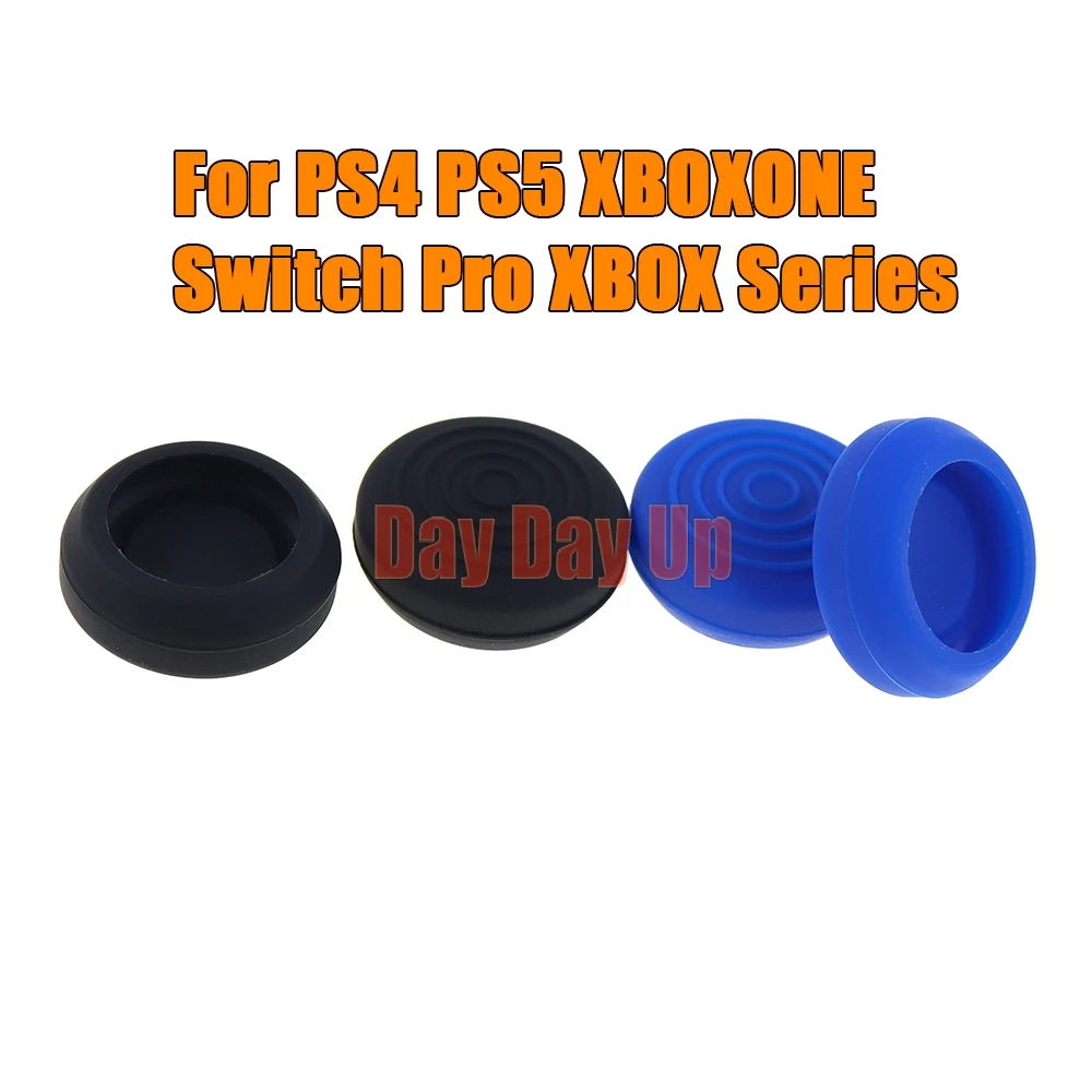플레이스테이션 PS4 PS5 XBOXONE 스위치 프로 XBOX 시리즈 컨트롤러용 스파이럴 슬립 썸스틱 그립 캡 조이스틱 커버 케이스 5개