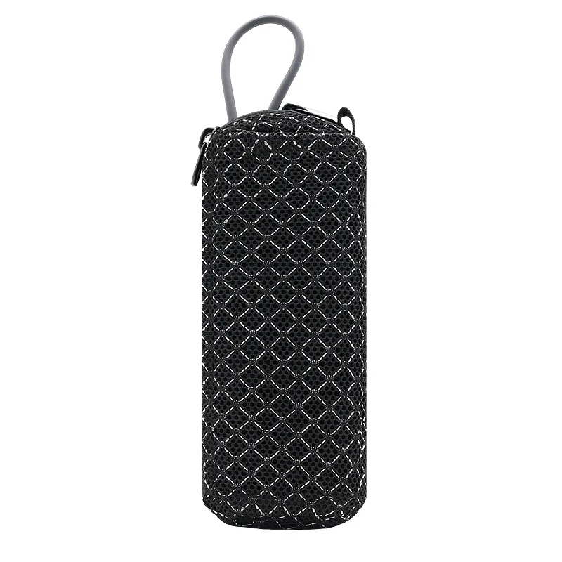 Portable Pouch for Xiaomi PB1165MI Power Bank 10000mAh 165W with Carabiner Breathable Fabric Dual Zipper Carrying Case Black