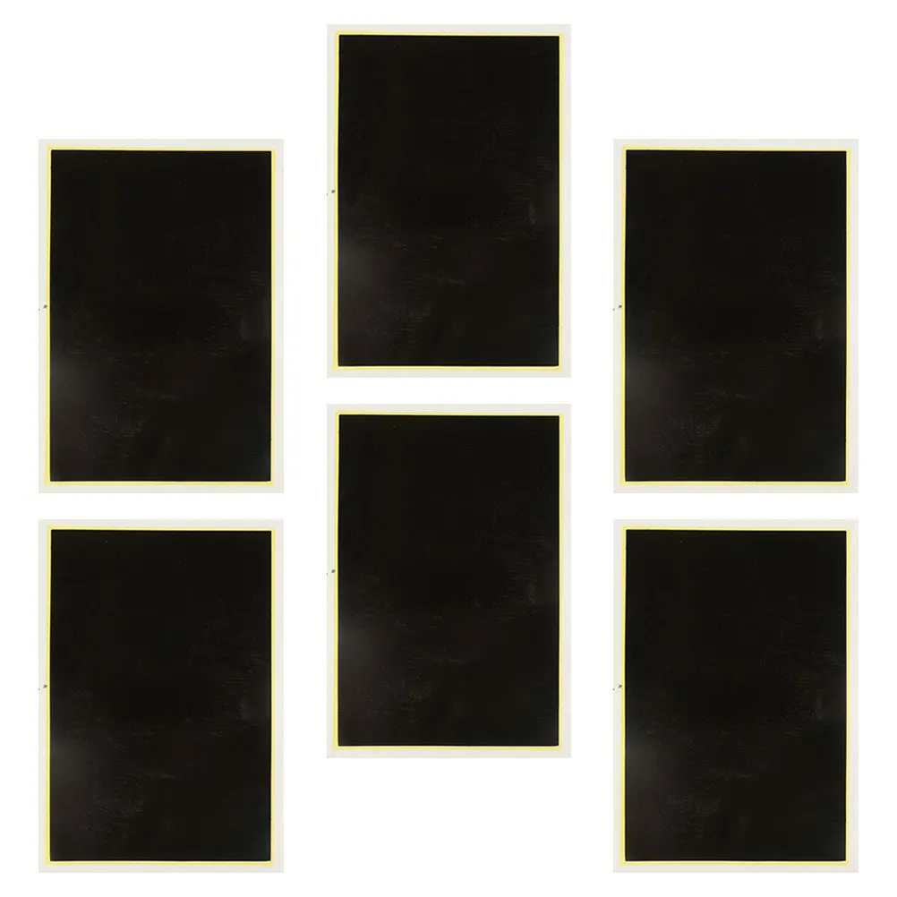 

6 Pcs Marking Color Paper Engraving for Ceramics to Blanks Accessories Machines