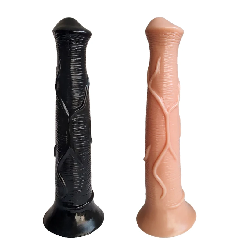 Extra Long Animal Penis Dildo 15.35 Inch Vagina Masturbation Realistic Big Cock Silicone G-spot Lesbian Sex Toys Anal Plugs