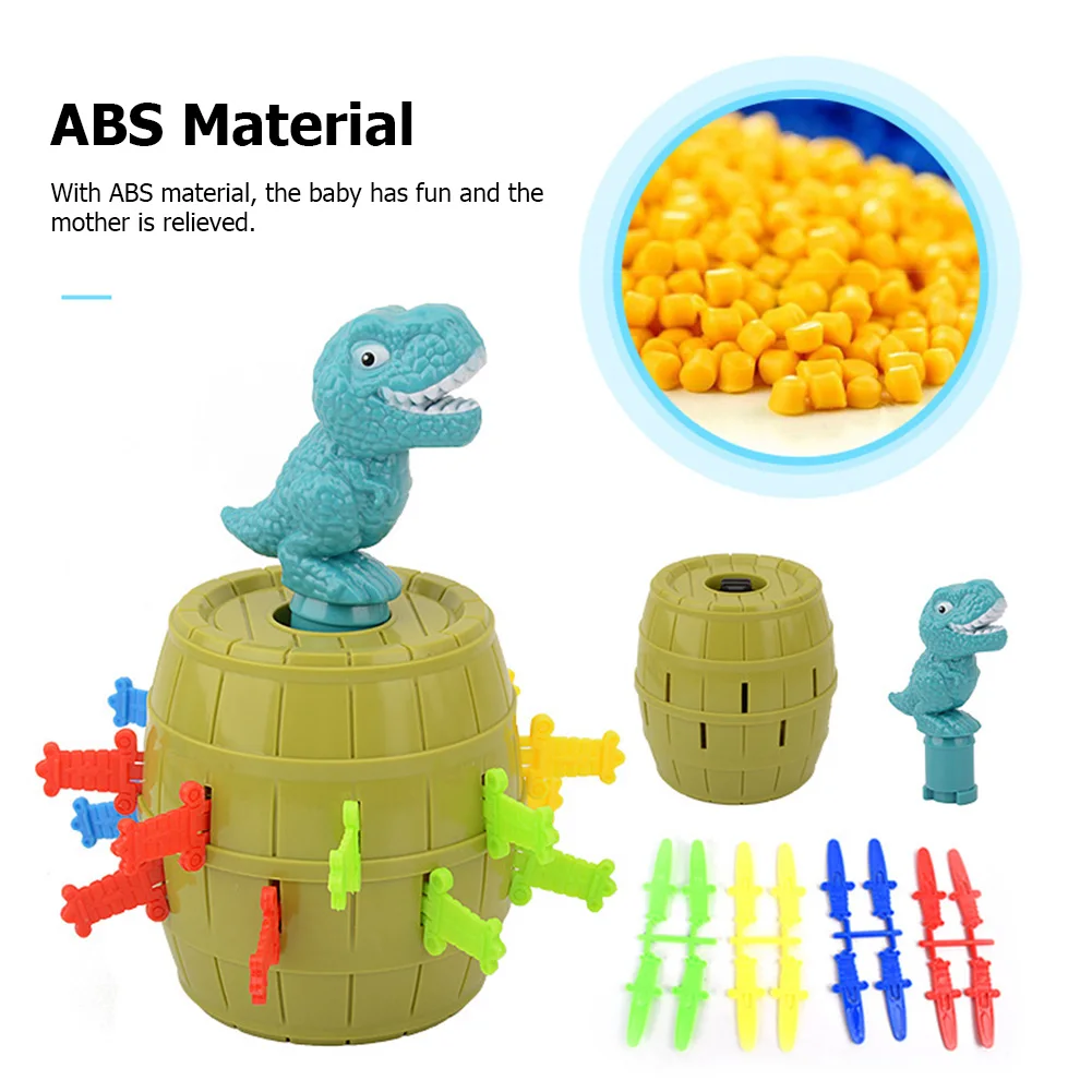 

Pop-Up Dinosaur Board Game Girl Boy Gift Jumping Dinosaur Buckets Classic Puzzle Toys Children Party Games Supplies