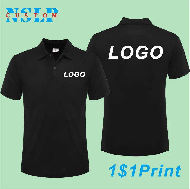 Summer Causal Polo Shirt Custom Logo Printed Text Picture Brand Embroidery Personal Design Breathable Men And Women Tops 2023