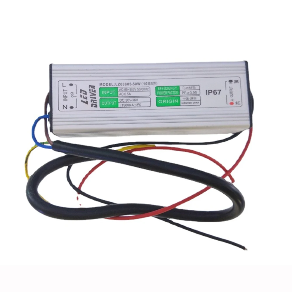 AC 90V-265V To DC 30-36V  LED Driver 600mA 20w Floodlight IP65 Waterproof Lighting Transformer