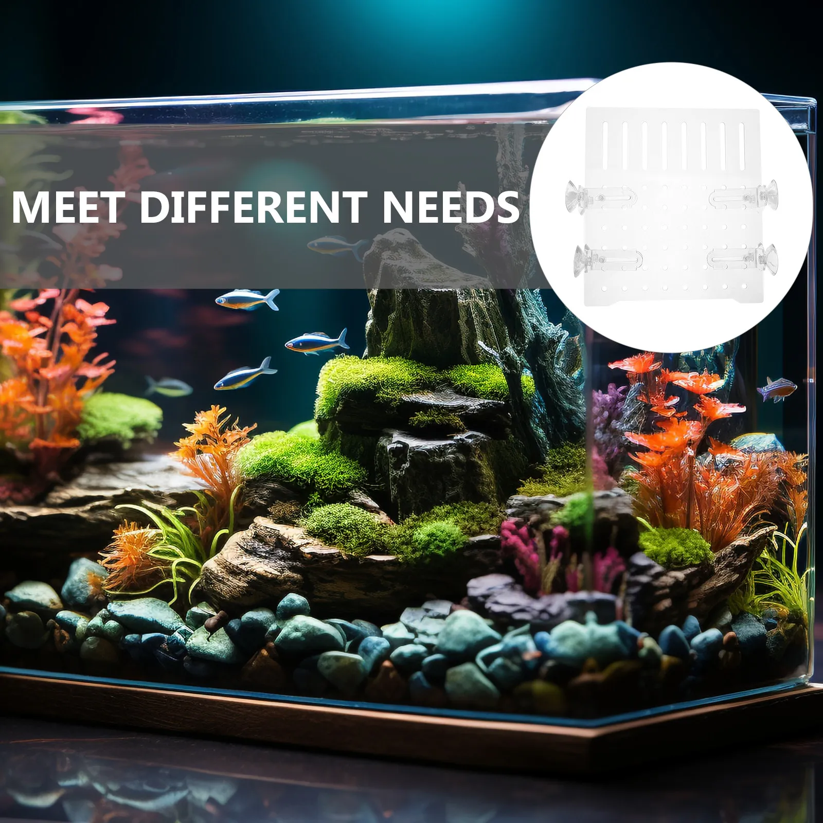 Fish Tank Divider Transparent Acrylic Micro Perforated Clear Aquarium Partition Board Easy Clean Isolation Grid Plate Fish Tank